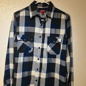 Blue Button Up Flannel